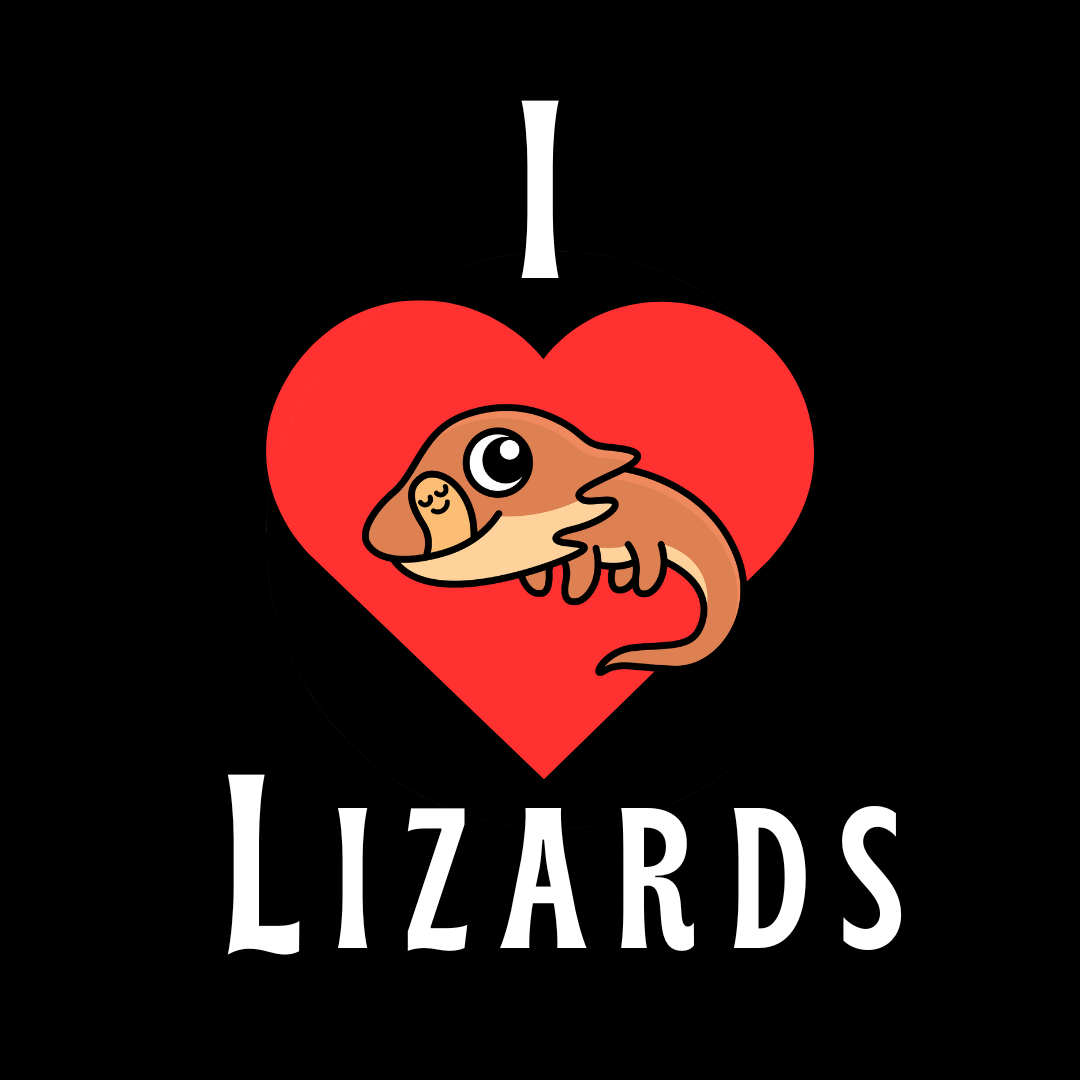I LOVE LIZARDS - Kids T Shirt